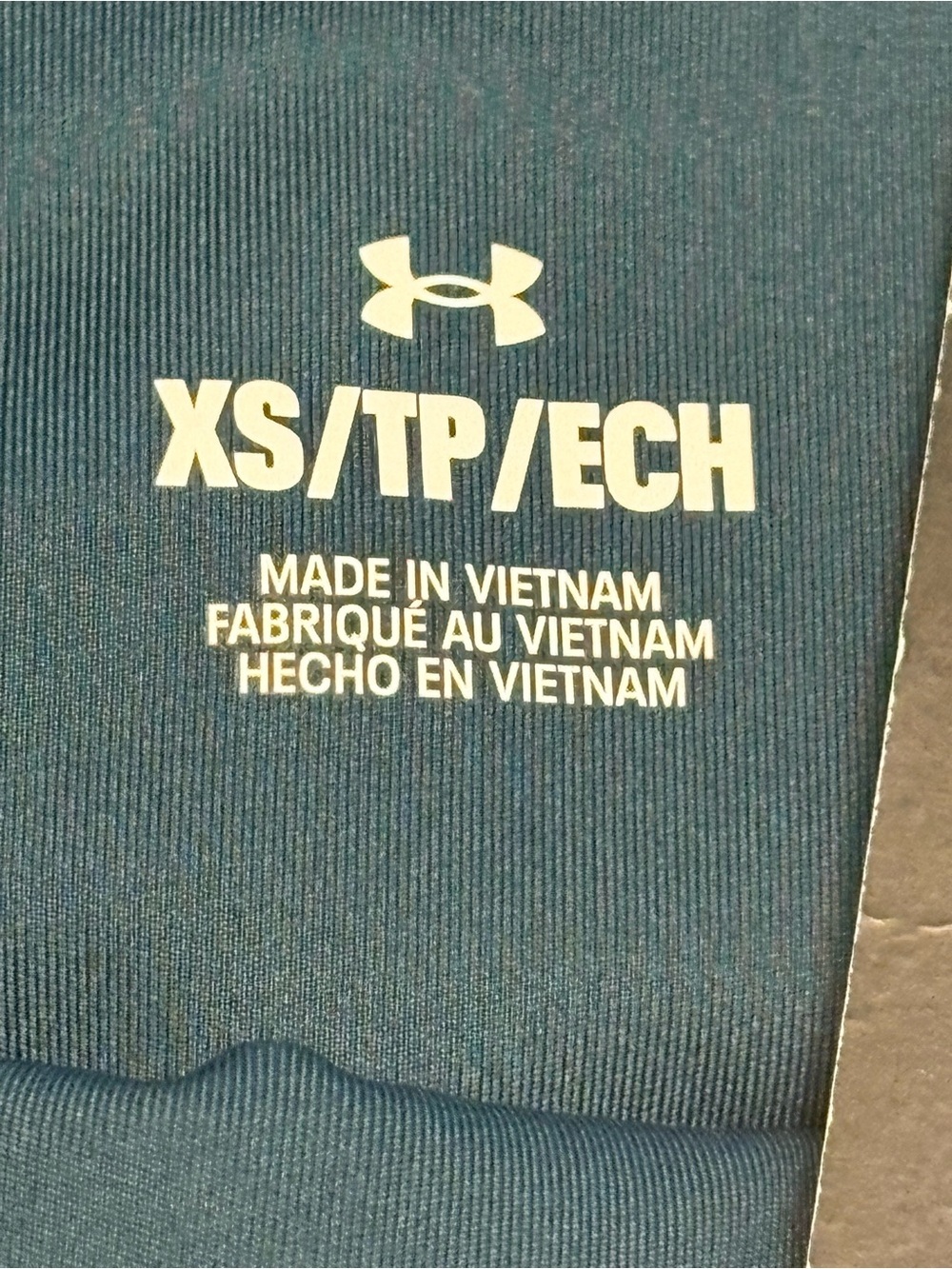 NWT Under Armour Breathelux High Rise Ankle Leggings XS Teal - Picture 5 of 15